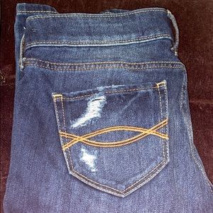 Abercrombie ripped jeans